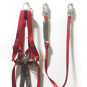 Fall-Protection-Harness-and-Lanyard