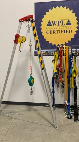 Confined Space Entry Training with Tripod in Vaughan, Toronto, Mississauga, Brampton, Markham